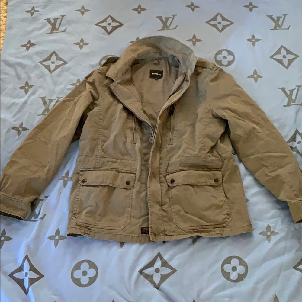 Express Gray Coat Jacket - image 1